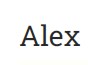 Alex