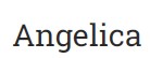 Angelica