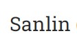 Sanlin