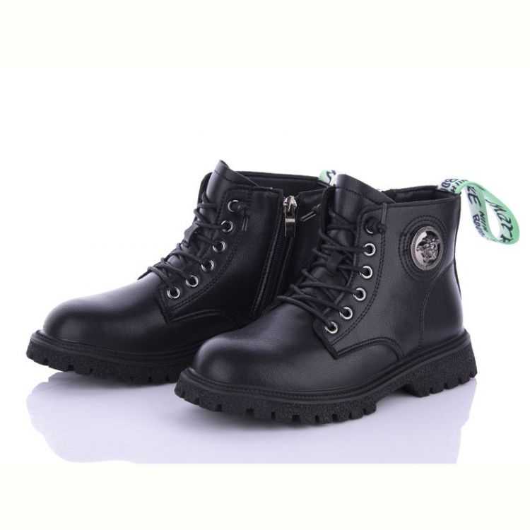 Купить Ботинки Angel Y108-7607 black-green на obuv-plus.com.ua