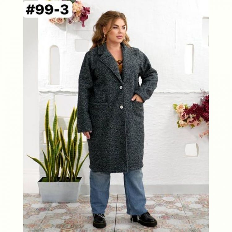 Купить Пальто Romeo life 99-3 d.grey на obuv-plus.com.ua