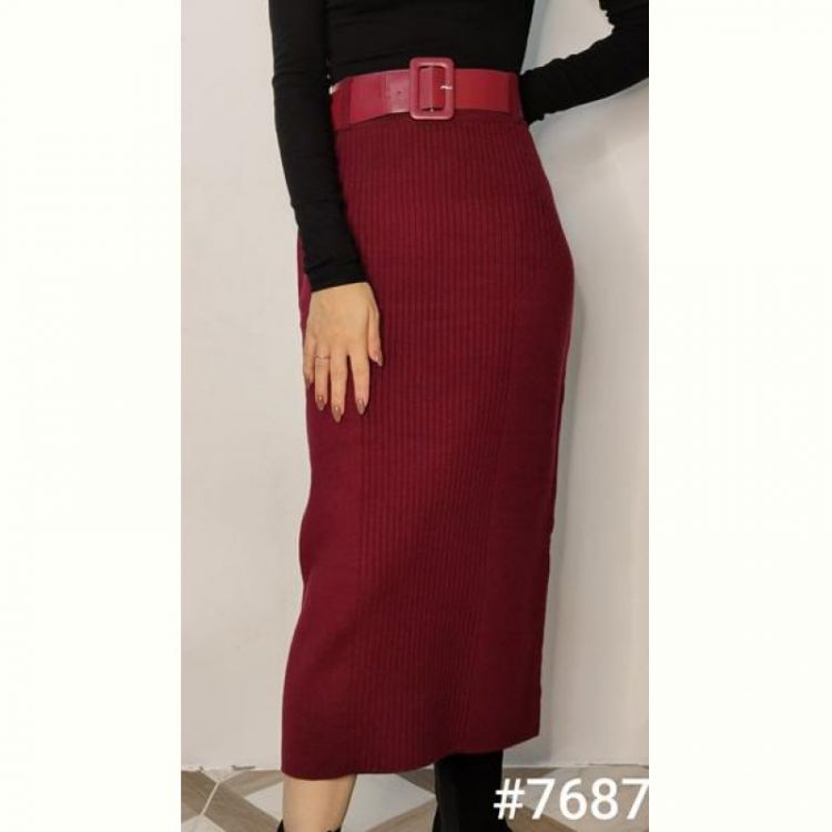 Купить Юбка Kosta 7687 wine на obuv-plus.com.ua