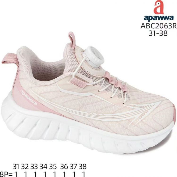 Купить Кроссовки Apawwa AMC-ABC2063R pink-white на obuv-plus.com.ua