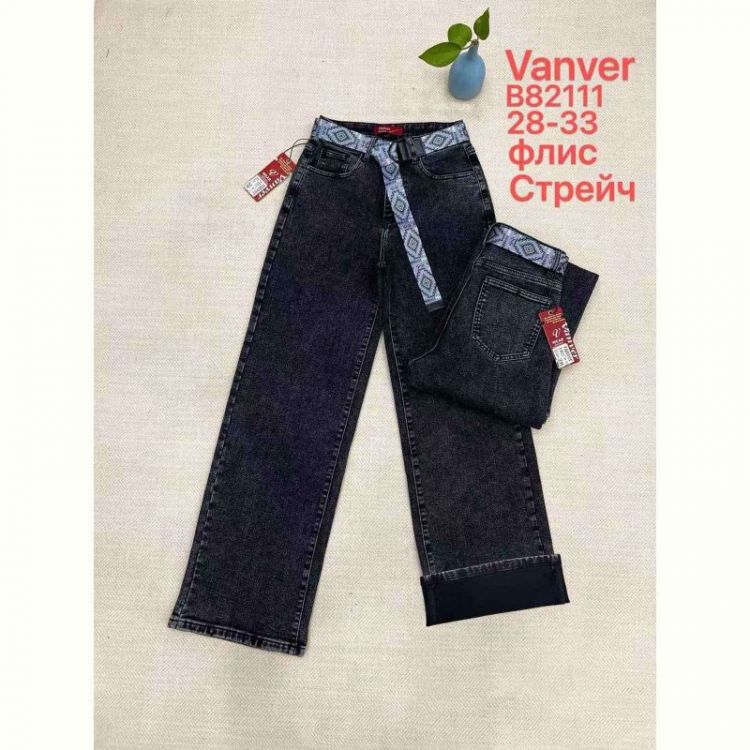 Купить Джинсы Vanver B82111 black на obuv-plus.com.ua