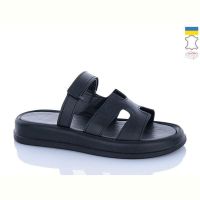 Купить Шлепанцы Garti 6191 чорний шк. на obuv-plus.com.ua