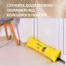 Купить Подушка валик 15х90 см декоративная IDEIA утеплитель для окон и дверей антиалергенная желтая с вышивкой на obuv-plus.com.ua