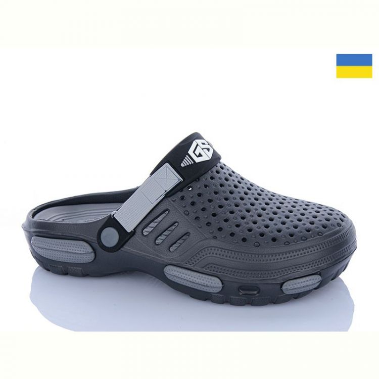Купить Кроксы Demur 6118 графіт на obuv-plus.com.ua