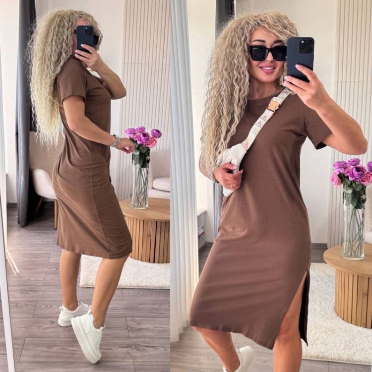 Купить Платье Sofi Cor 2065 brown на obuv-plus.com.ua