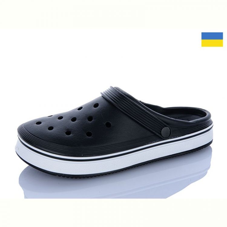 Купить Кроксы Verta B16 чорний на obuv-plus.com.ua