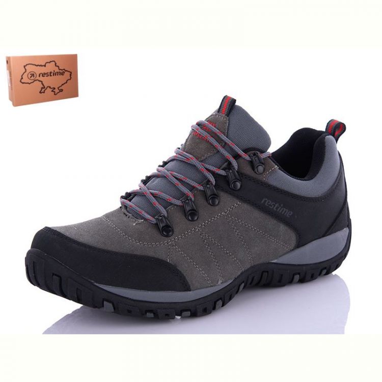 Купить Кроссовки Restime PMB23603 d.grey-black на obuv-plus.com.ua