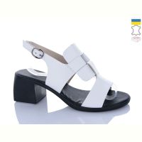Купить Босоножки Sali 160 білий чор-п. на obuv-plus.com.ua