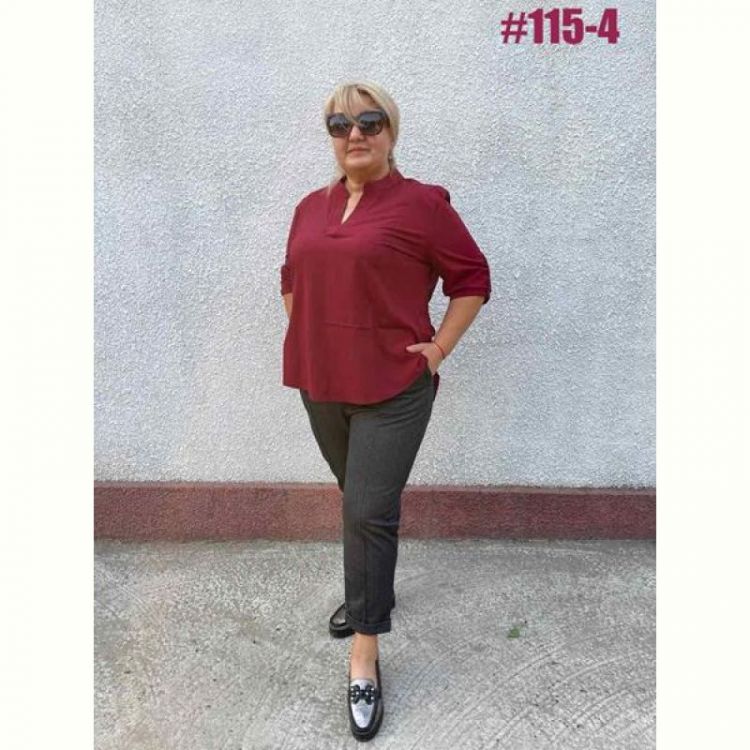 Купить Блузка BAT 115-4 wine на obuv-plus.com.ua