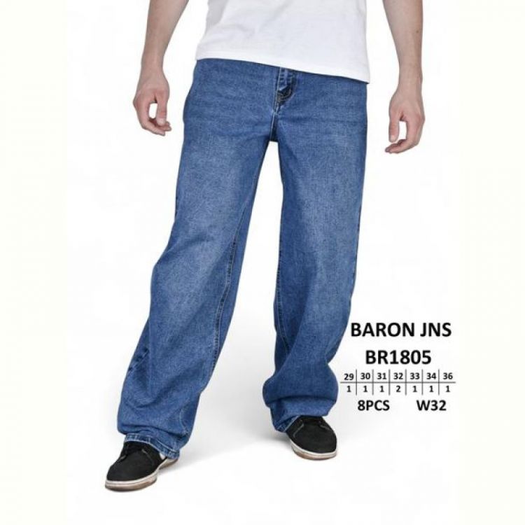 Купить Джинсы Baron Jeans BR1805 blue на obuv-plus.com.ua