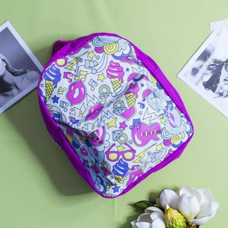 Купить Рюкзак Luna-bag 8826 purple-white на obuv-plus.com.ua