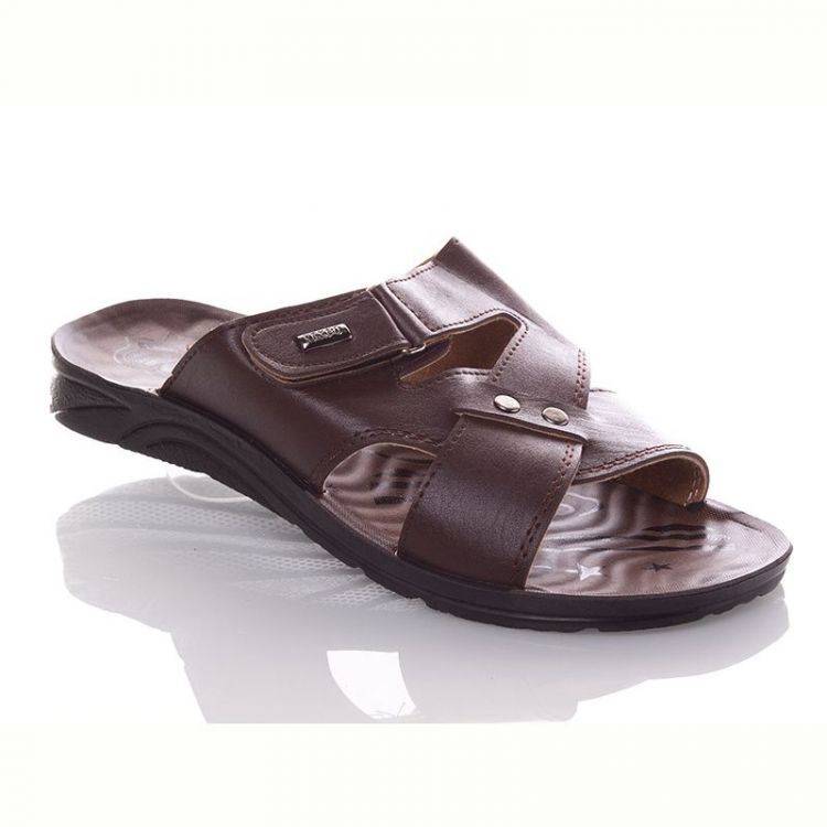 Купить Шлепанцы Afeli-X 1614 brown (42-47) на obuv-plus.com.ua