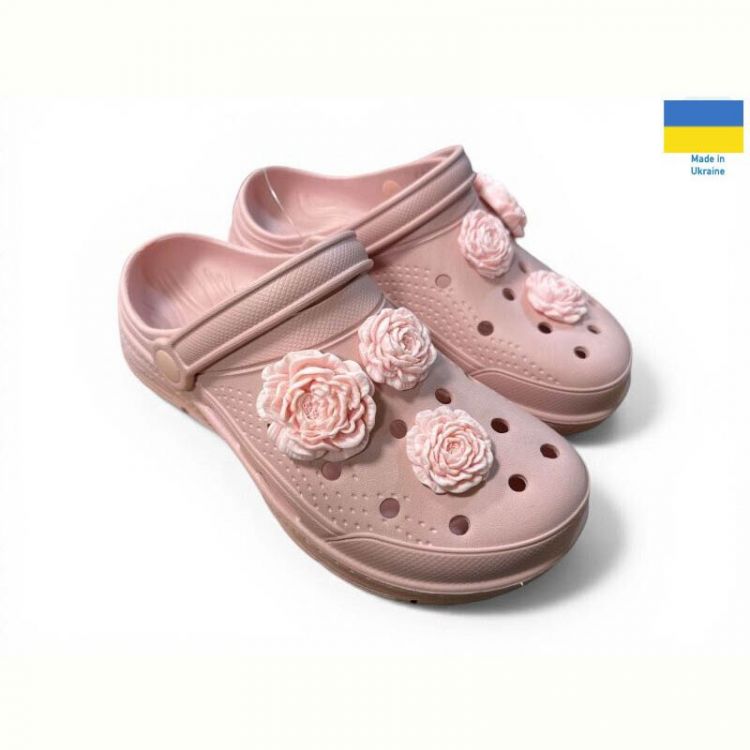 Купить Кроксы Dago 411 пудра на obuv-plus.com.ua