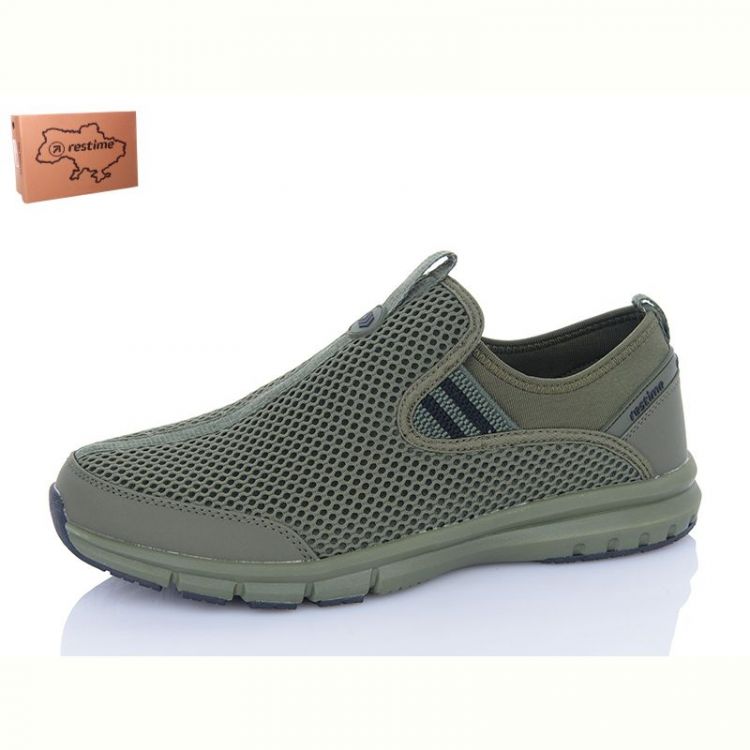 Купить Кроссовки Restime PML26820 khaki на obuv-plus.com.ua