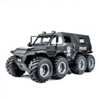 Купить G458837-DC32452 1:32 SHAMAN POLICE CAR, 8x8 ATV, броньована модель автомобіля, підсвічування фар, реалістичні звуки на obuv-plus.com.ua