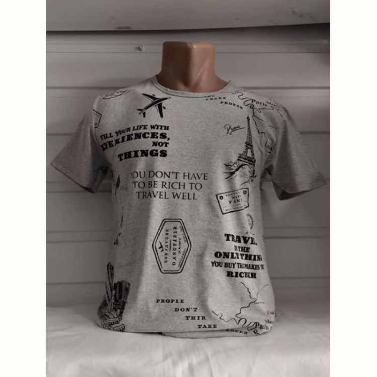 Купить Футболка Panda 1808 grey на obuv-plus.com.ua
