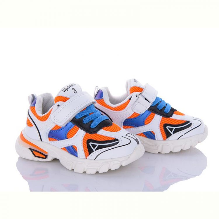 Купить Кроссовки Apawwa TC63 white-orange на obuv-plus.com.ua