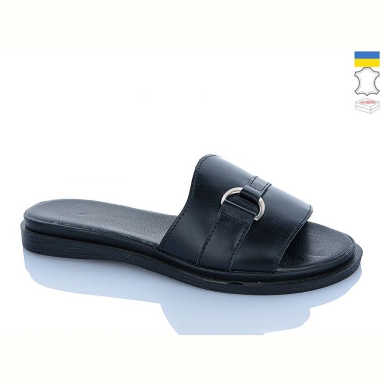 Купить Шлепанцы Sali 4415 чорний к чор-п. на obuv-plus.com.ua