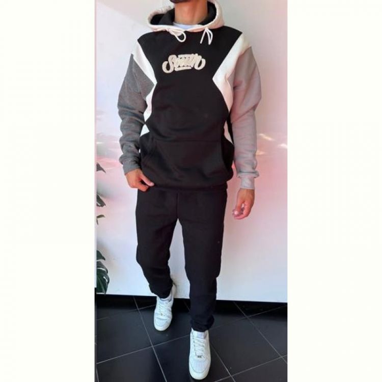 Купить Худи i8denim 1650 black-grey на obuv-plus.com.ua