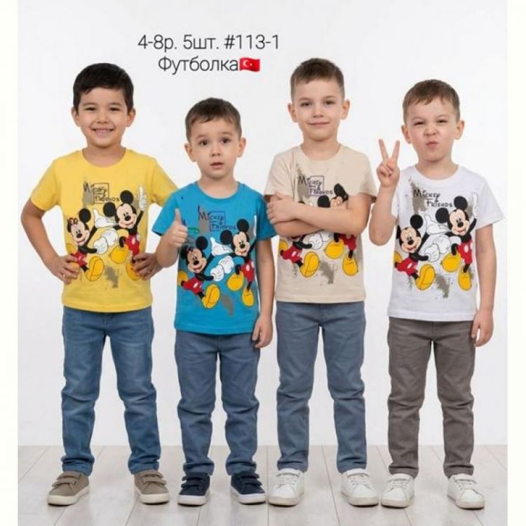 Купить Футболка AMZ 113-1 white на obuv-plus.com.ua