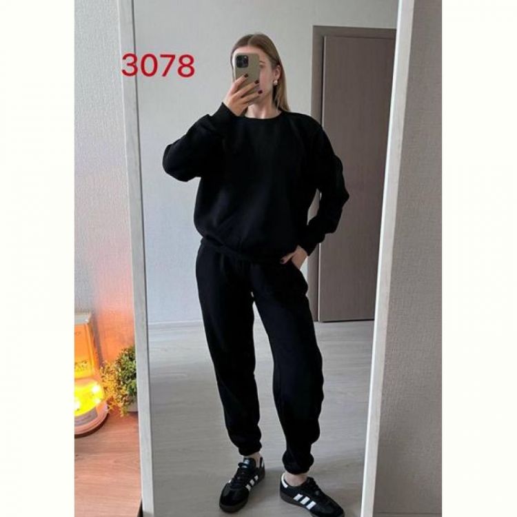 Купить Костюм спорт FSN 3078 black на obuv-plus.com.ua
