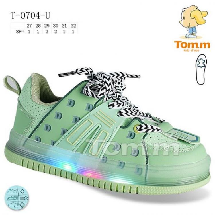 Купить Кроссовки Tom.M 0704U LED на obuv-plus.com.ua