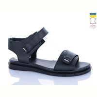 Купить Босоножки Garti 36 чорний шк. на obuv-plus.com.ua