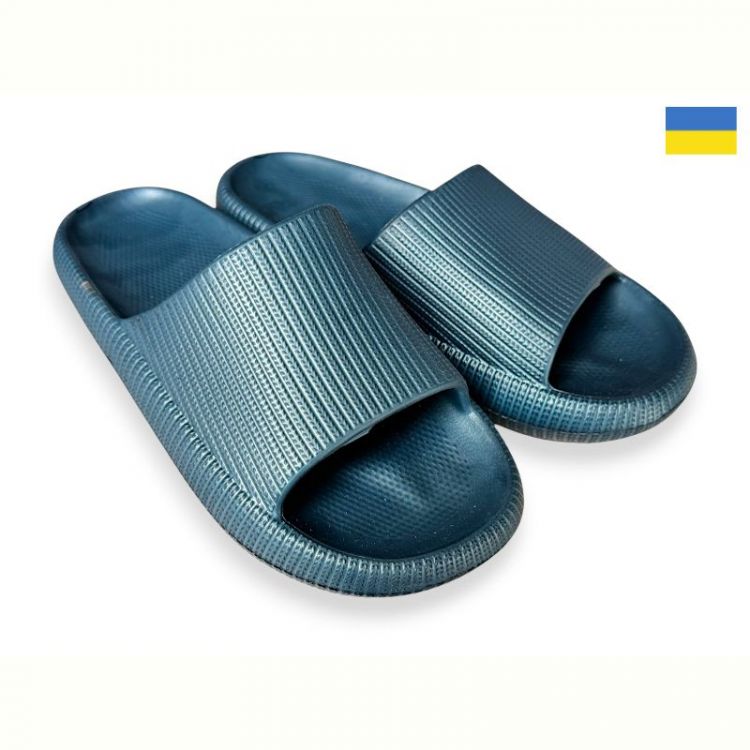 Купить Шлепанцы Cross 024 синій на obuv-plus.com.ua