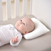 Купить Подушка детская с наволочкой 25х26х8/2 см PAPAELLA ортопедическая искусственный пух белая дышащая на obuv-plus.com.ua