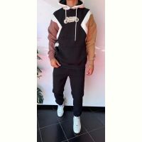 Купить Худи i8denim 1649 black-beige на obuv-plus.com.ua