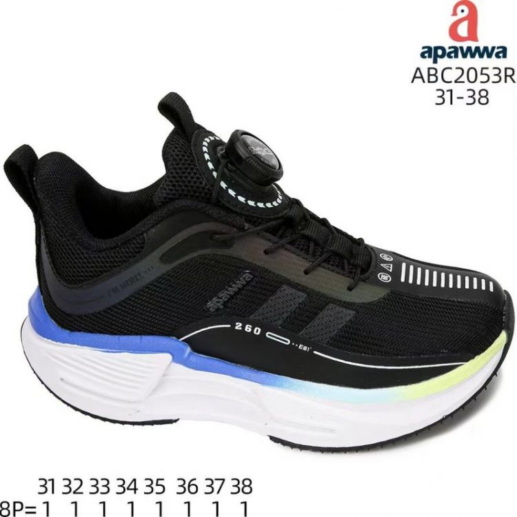 Купить Кроссовки Apawwa AMC-ABC2053R black на obuv-plus.com.ua