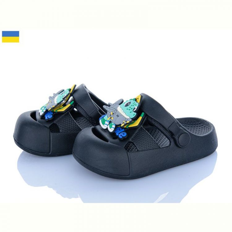 Купить Кроксы Golden Lion 336 чорний на obuv-plus.com.ua