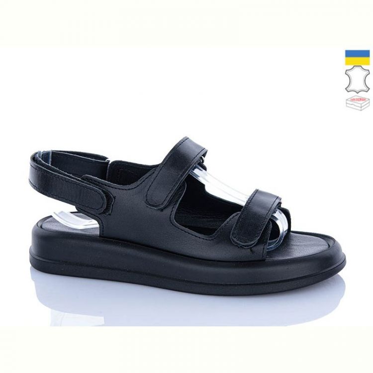 Купить Босоножки Garti 0118 чорний шк. на obuv-plus.com.ua