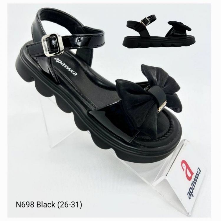 Купить Босоножки Apawwa Apa-N698 black на obuv-plus.com.ua