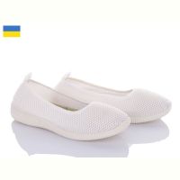 Купить Балетки Kredo Кредо Сітка 23-40 білий на obuv-plus.com.ua
