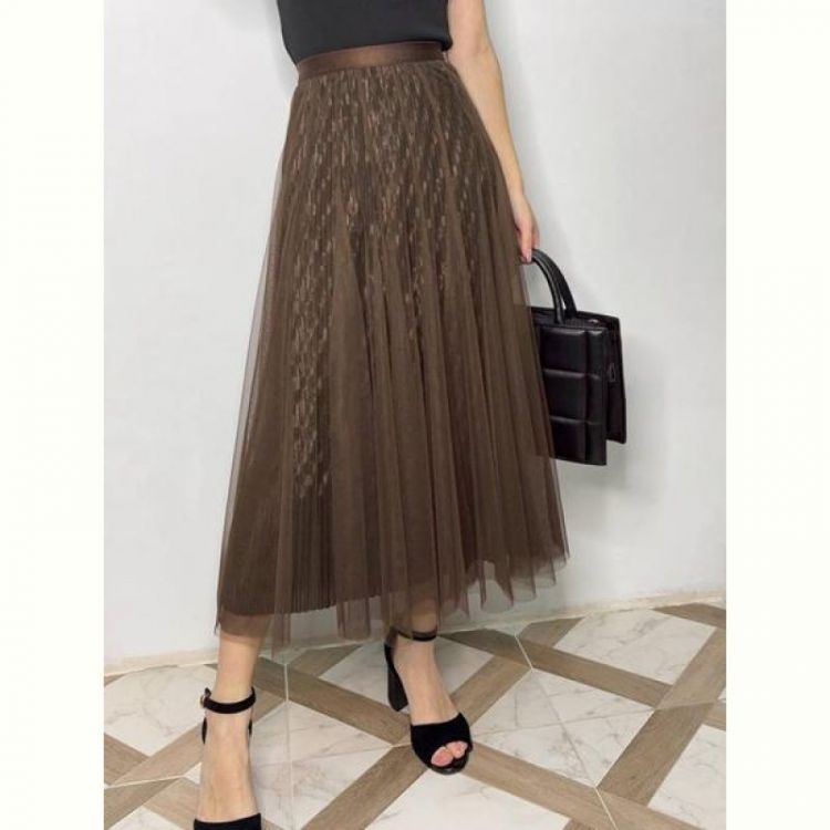 Купить Юбка Kosta 9263 brown на obuv-plus.com.ua