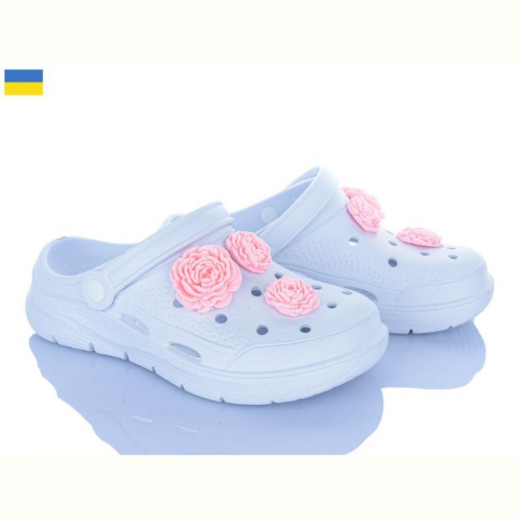Купить Кроксы Golden Lion 411 білий на obuv-plus.com.ua