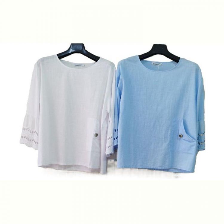 Купить Блузка Estima 416 l.blue на obuv-plus.com.ua