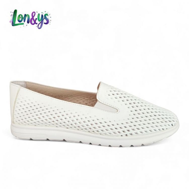 Купить Туфли DvaShoes Bad-230P white на obuv-plus.com.ua