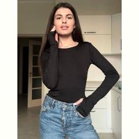 Купить Блузка Arina 1525 black на obuv-plus.com.ua
