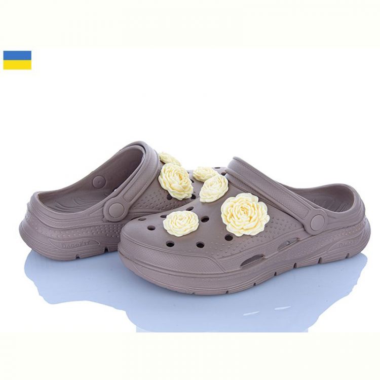 Купить Кроксы Golden Lion 411 капучино на obuv-plus.com.ua