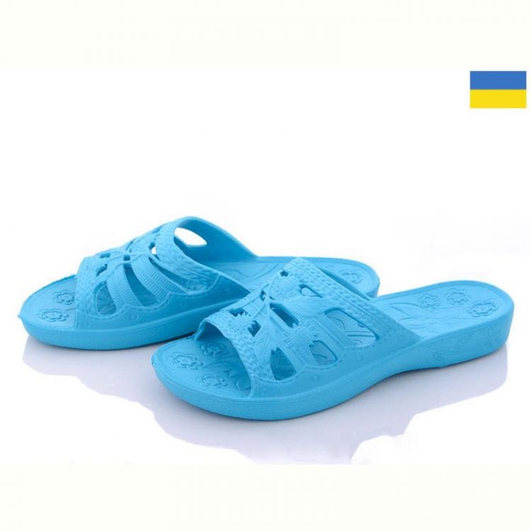 Купить Шлепанцы Krok Крок Украіна С60 бірюза на obuv-plus.com.ua