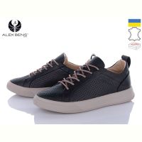 Купить Кроссовки Alex Bens 1001 перфорація чорний на obuv-plus.com.ua