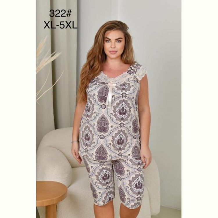 Купить Пижама Romeo life 322 brown на obuv-plus.com.ua