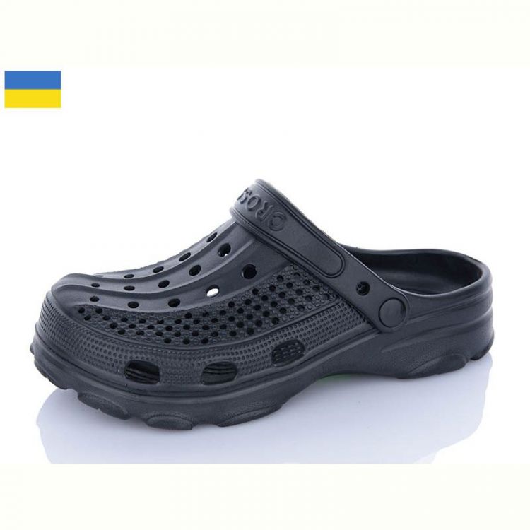 Купить Кроксы Cross SV021 підліт.чорний на obuv-plus.com.ua
