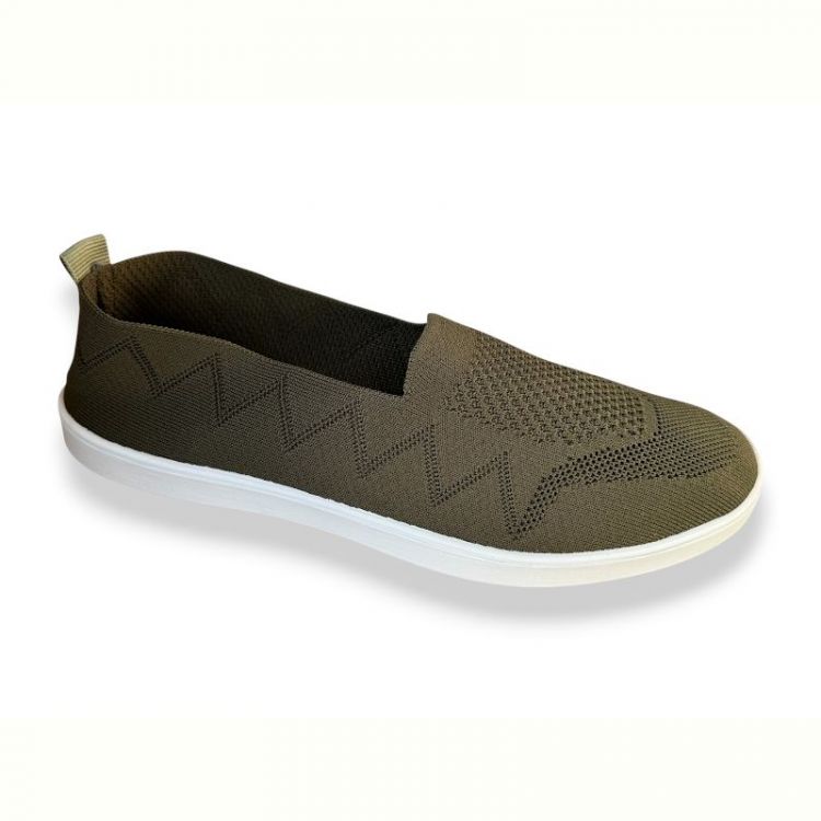 Купить Слипоны Floare F08-004 хакі на obuv-plus.com.ua