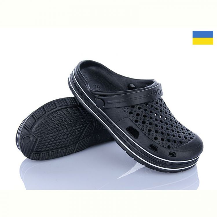 Купить Кроксы Golden Lion M51 чорний на obuv-plus.com.ua